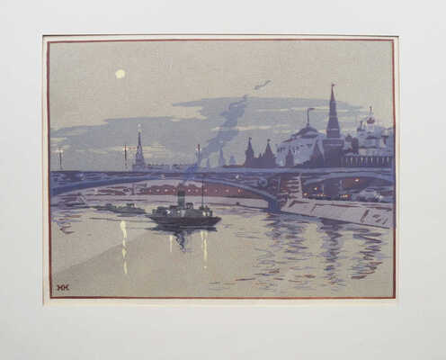 Маторин Михаил Владимирович. Вечер на Москве-реке 